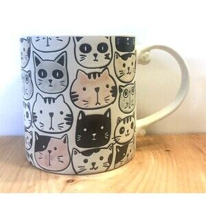 Spectrum Designz CAT FACE Animal Print Coffee Tea 18 Oz. Mug Cup Drinkware Gift